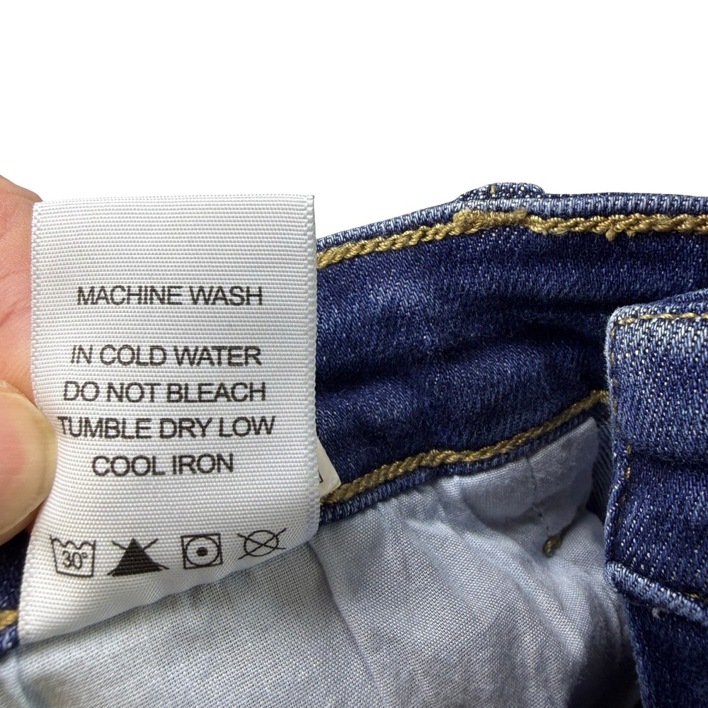 Judy Blue High Waist Flare Jeans Medium Wash Wide Hem JB82443MD Size 11/30 NEW - Picture 7 of 10